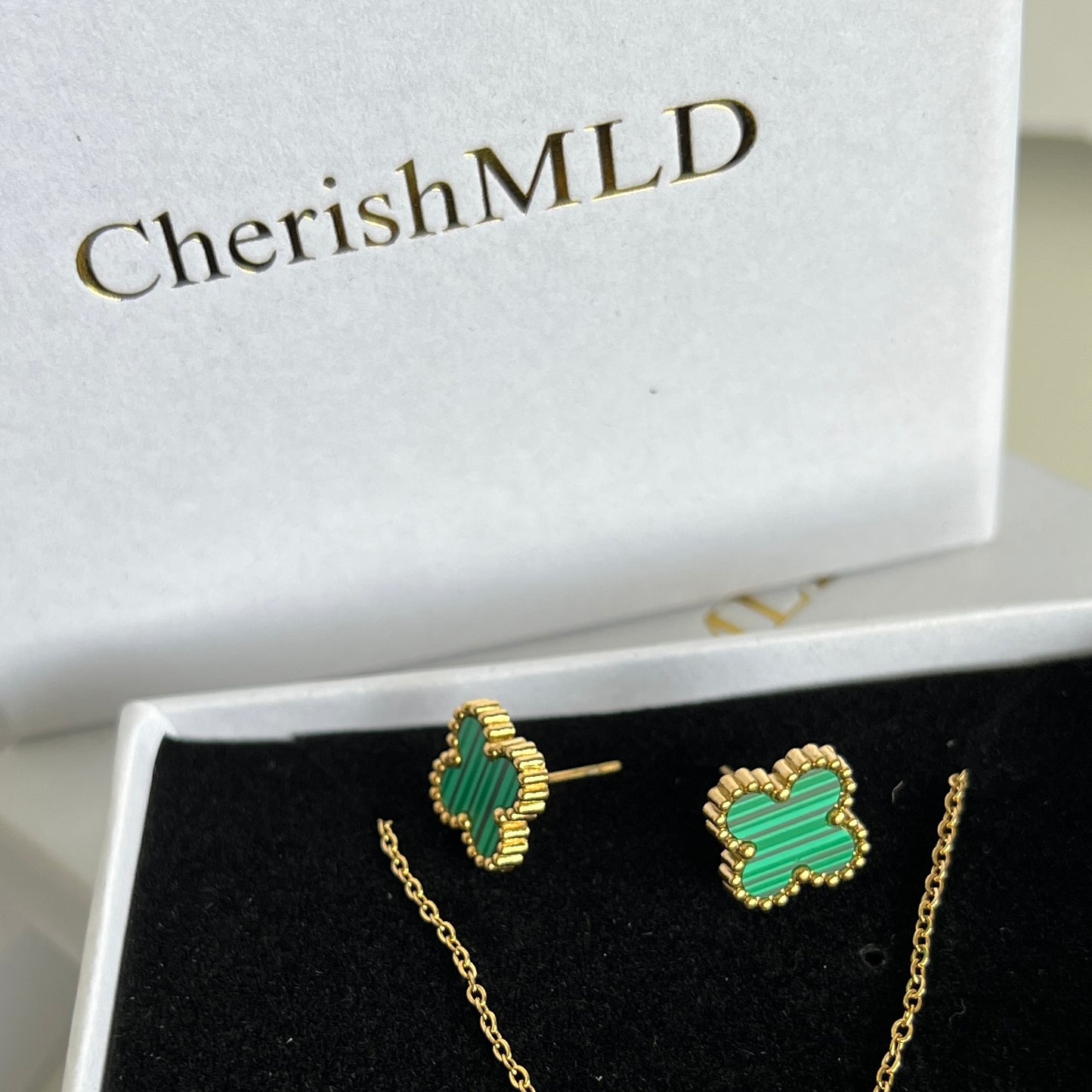 Green Earrings