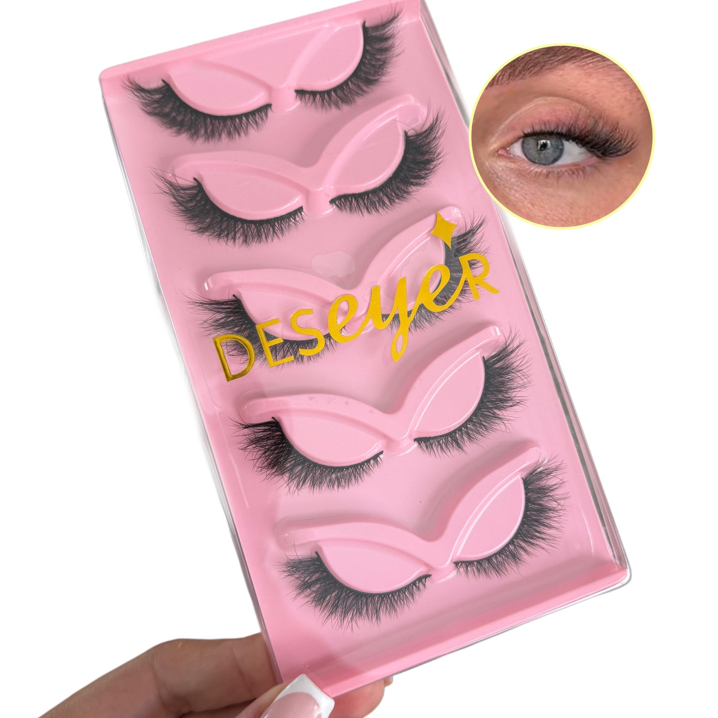 5 Pair wispy cat eye strips