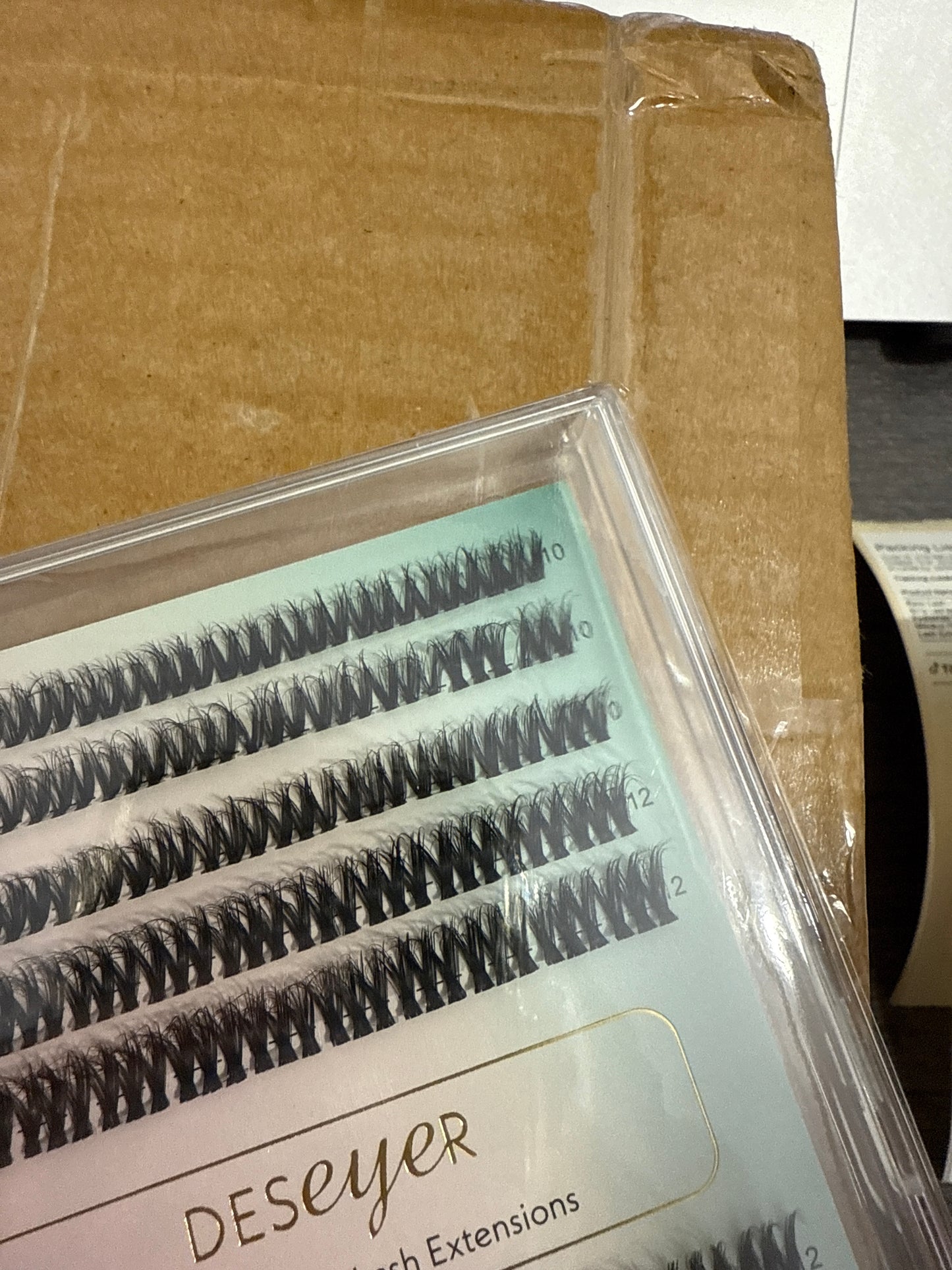 Clusters with damaged boxes / some slightly defective clusters