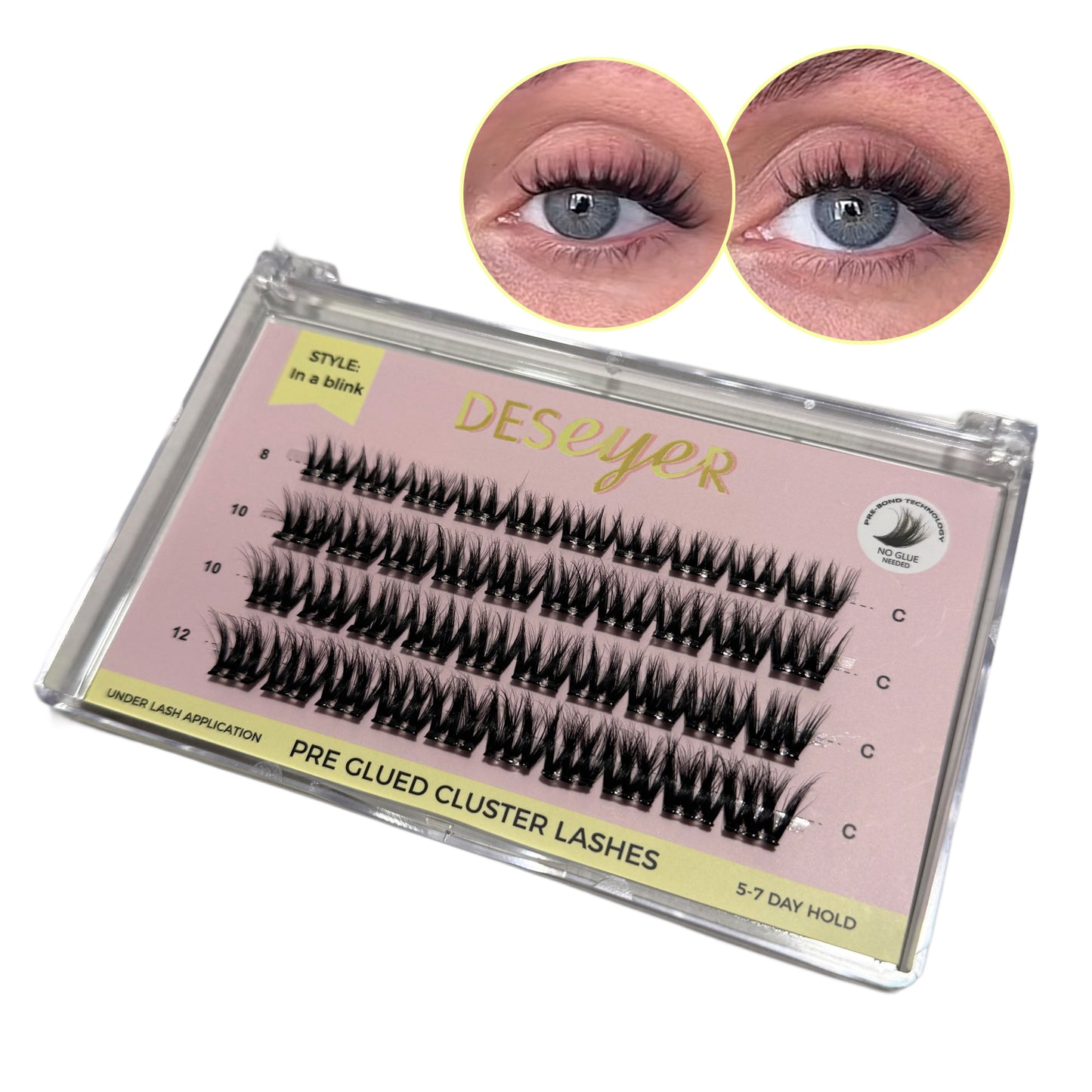 Pre Glued Cluster Lashes