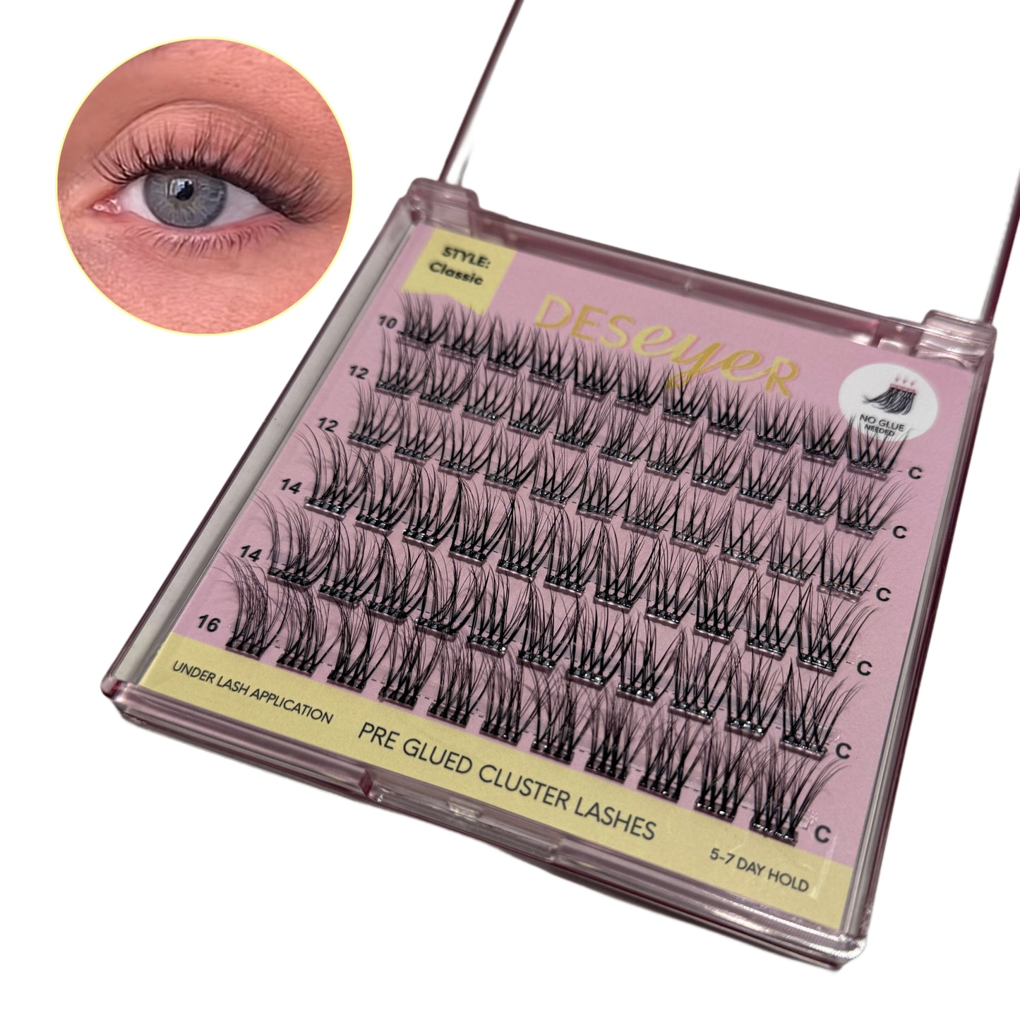 Pre Glued Cluster Lashes